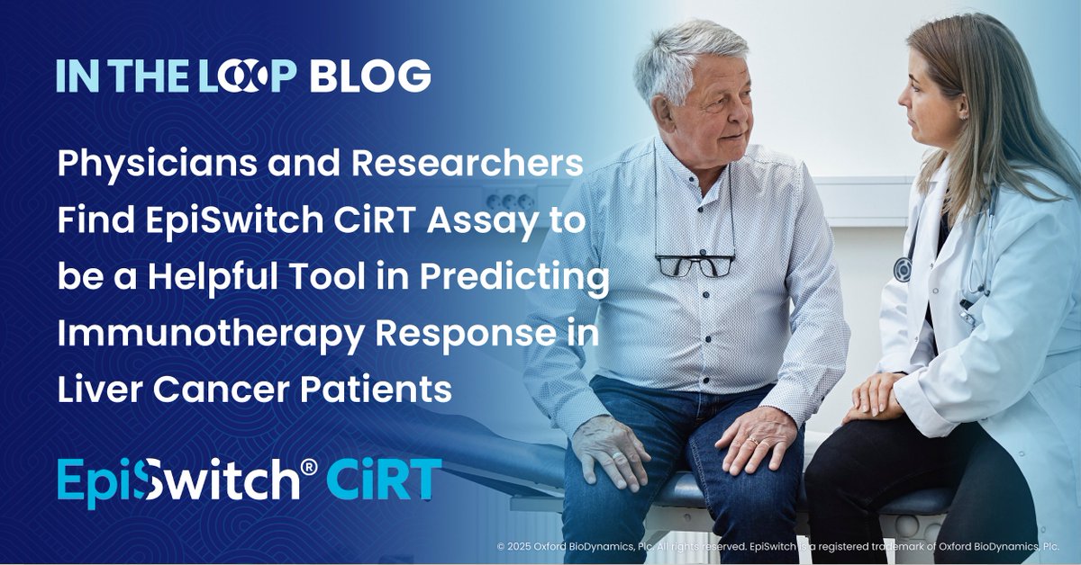 For many patients with advanced #LiverCancer, there’s only one shot at effective treatment. With half never reaching second-line therapy, precision tools like #EpiSwitchCiRT help doctors make informed, first-line decisions—maximizing survival and improving patient outcomes. Read
