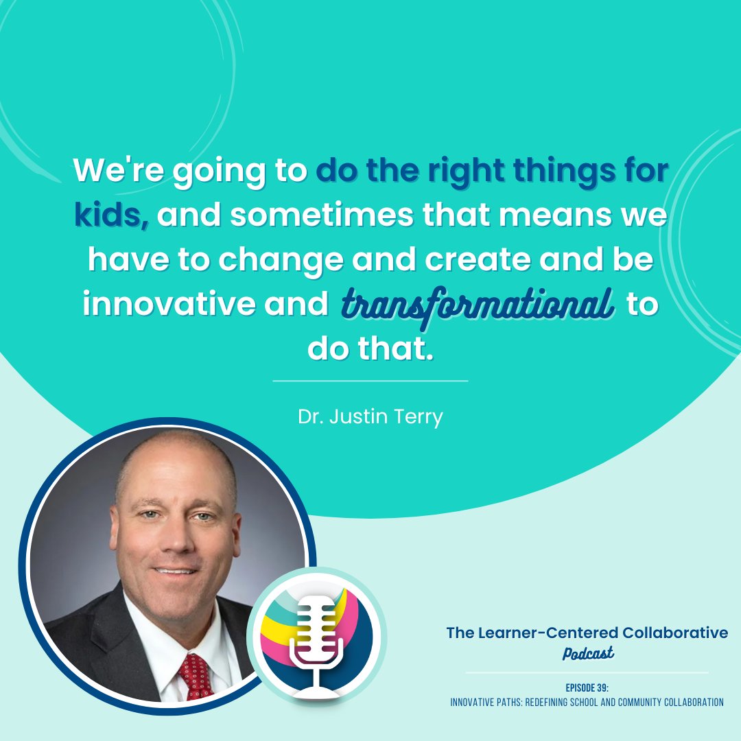 Learner-Centered Collaborative (@lccollaborative) on Twitter photo The Learner-Centered Collaborative Podcast is back with season 6!
<a href="/justinwterry/">Justin Terry</a>, Supt. of <a href="/forneyisd/">ForneyISD</a>, joins <a href="/katiemartinedu/">Katie Martin</a> to discuss the transformation of public schools into community-driven hubs of learning: hubs.ly/Q037v-xZ0 The Learner-Centered Collaborative Podcast is back with season 6!
<a href="/justinwterry/">Justin Terry</a>, Supt. of <a href="/forneyisd/">ForneyISD</a>, joins <a href="/katiemartinedu/">Katie Martin</a> to discuss the transformation of public schools into community-driven hubs of learning: hubs.ly/Q037v-xZ0