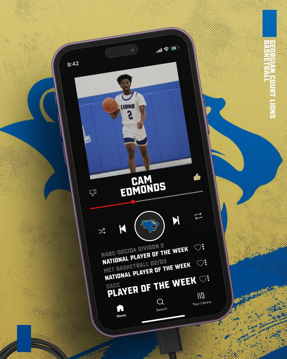 Georgian Court MBB (@gculionsmbb) on Twitter photo Hey Everyone, 
Let’s talk about these last few weeks for Cam Edmonds 😅 Hey Everyone, 
Let’s talk about these last few weeks for Cam Edmonds 😅
