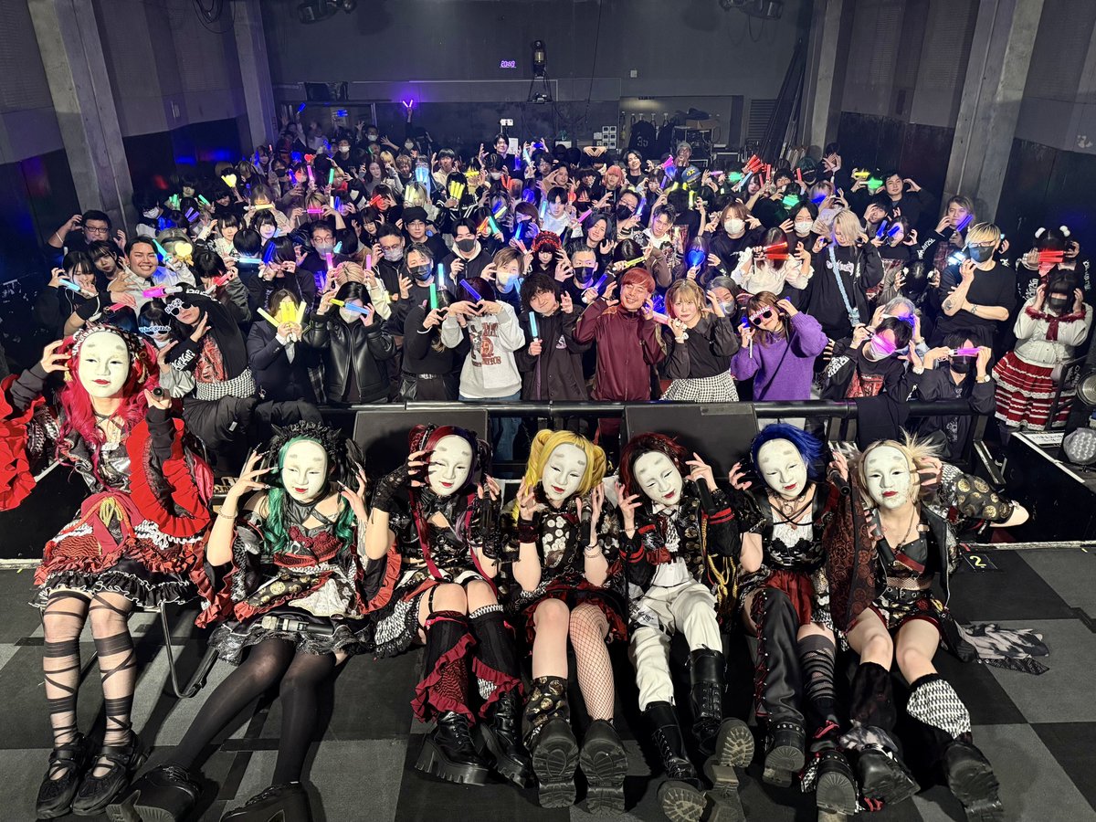 マザリ 東名阪呪礼『白装束ト藁人形』 全通特典 御礼】 東名阪呪礼ツアー 『白装束ト藁人形 大阪編』 初単独公演 誠ﾆ