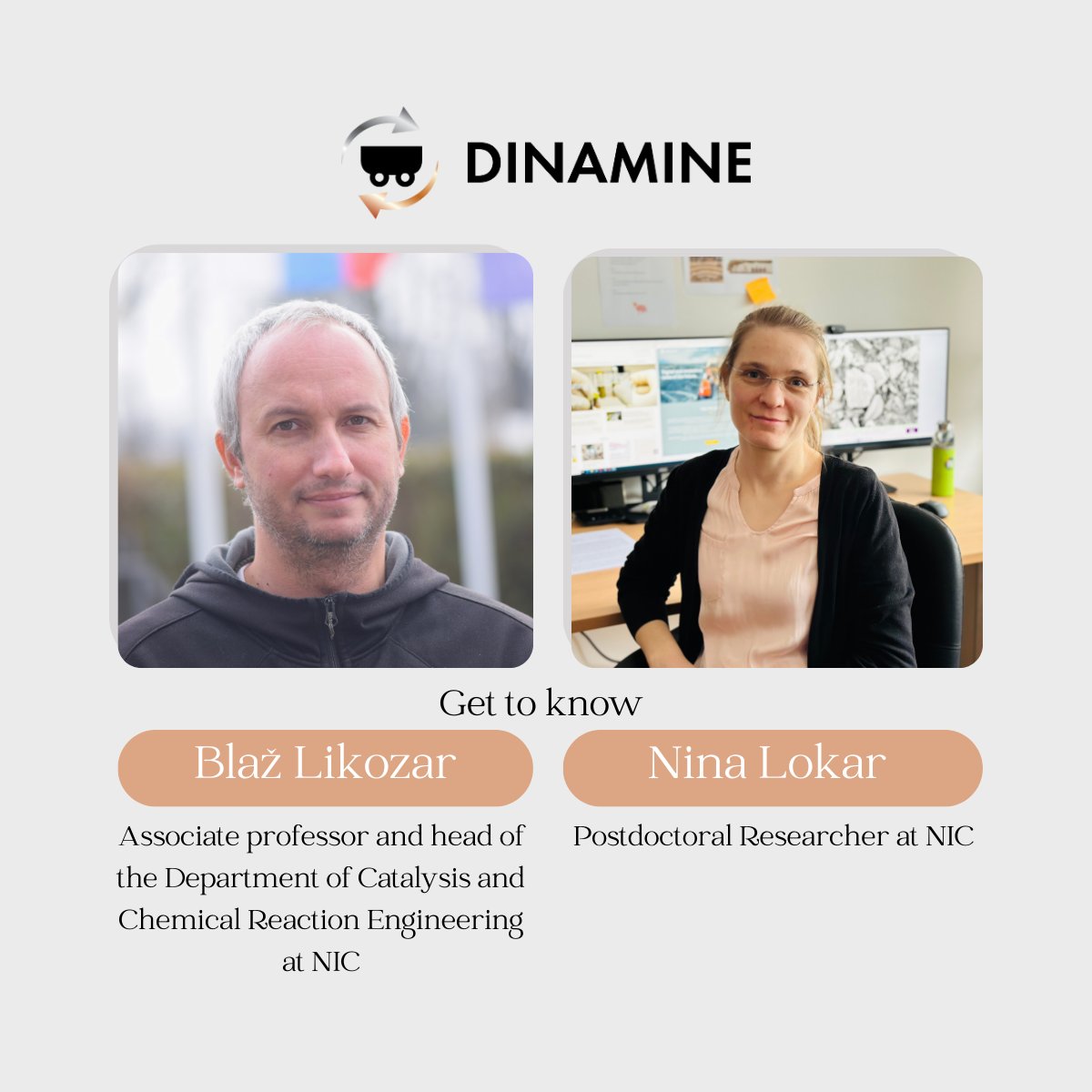 DINAMINE Project (@dinaminep) on Twitter photo Nina Lokar & Blaž Likozar from <a href="/kemijski/">Kemijski inštitut</a> co-lead WP5, driving #mining waste valorization with #digital tracking, real-time assessments & advanced #chemical analyses. Discover more by reading the interview 🔗 lnkd.in/db9JrkBH Nina Lokar & Blaž Likozar from <a href="/kemijski/">Kemijski inštitut</a> co-lead WP5, driving #mining waste valorization with #digital tracking, real-time assessments & advanced #chemical analyses. Discover more by reading the interview 🔗 lnkd.in/db9JrkBH