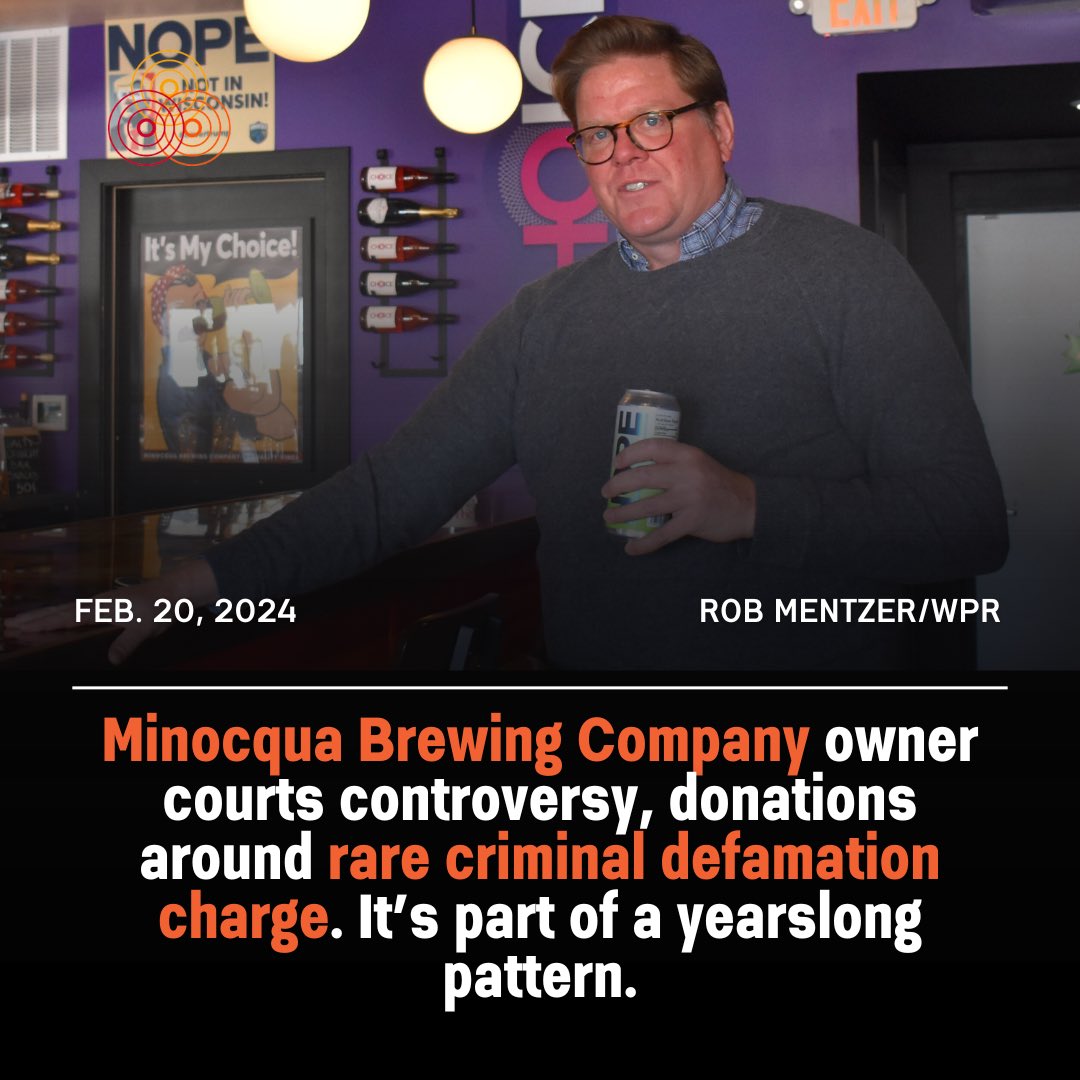 I started reporting a profile of Kirk Bangstad, the litigious owner of Minocqua Brewing Company Super PAC who is charged with criminal defamation in Oneida County. 

When looked at his super PAC’s financial disclosure forms, I found some strange stuff.  (Link below.)