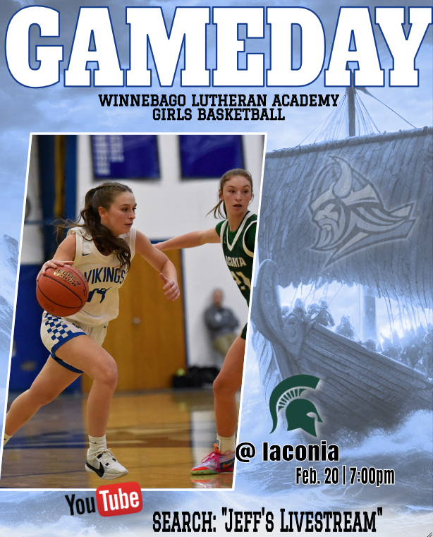 🏀GAMEDAY🏀

The regular season wraps up tonight with a trip to Rosendale🚔to face  <a href="/LaconiaGirlsBB/">Laconia Girls Basketball</a>.  Come support the Vikings!  

👀 - Vikings (4-9 | 10-13) 🆚 Spartans (13-0 | 19-3)
⏰ - JV 5:50 | V 7:00p
📍- Laconia
 📺- YouTube | <a href="/JeffsLivestream/">Jeff’s Livestreams</a>  ➡️youtube.com/watch?v=FE0y1l…