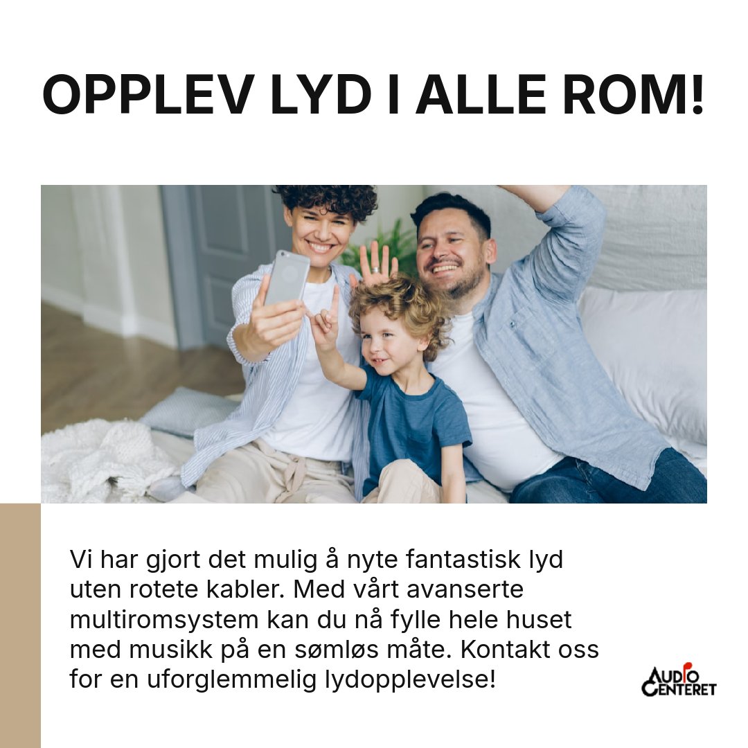 AudioCenteret's tweet image. De sier at du ikke kan ha lyd i hvert rom uten kabler overalt. 

Men med vårt multiromsystem får du sømløs lyd i hele huset! 🎶 

Kontakt oss for å oppleve lyd på neste nivå! 

#Multirom 

#Lydopplevelse
#jbl #perlisten #lyngdorf #arcam #yamaha #musiccast # multirom #skjult lyd