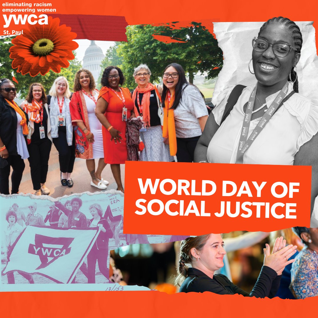 As we recognize World Day of Social Justice, we remember the Montgomery Boycott arrests and the fight they ignited for civil rights. Let us keep the flame of justice alive by fighting against inequality in all its forms. Stand with us at YWCA St. Paul. #ONEYWCA