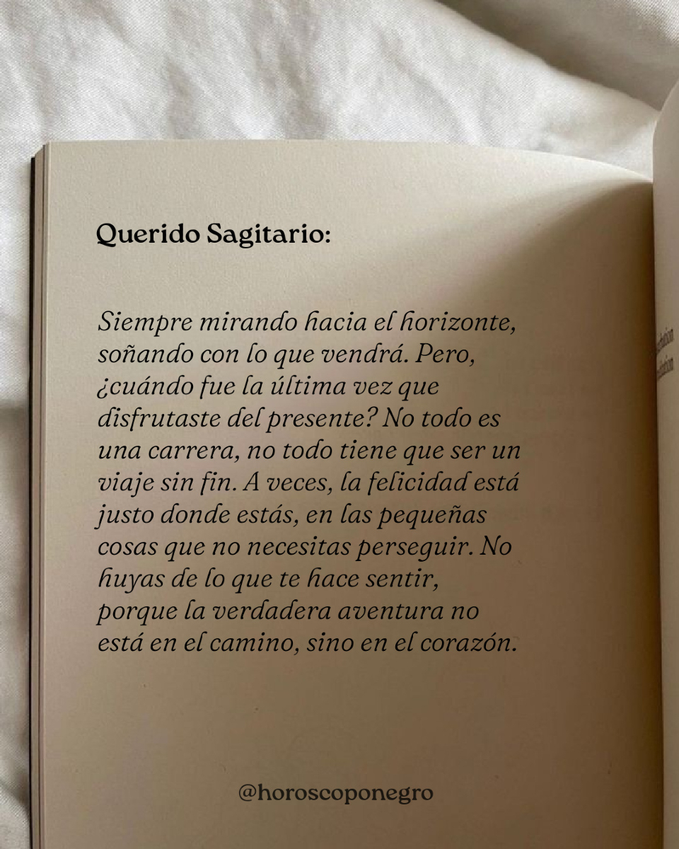 Querido Sagitario... 🖤