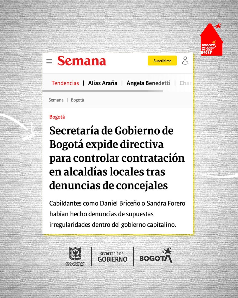 GobiernoBTA's tweet photo. #TransparenciaLocal | Desde el inicio de esta administración hemos sido implacables contra las malas prácticas en contratación. 🔎 Reducimos en 41 % el uso de contratos y convenios interadministrativos con entidades sin ánimo de lucro. 
#BogotáMiCiudadMiCasa https://t.co/IFUAsnhNAk