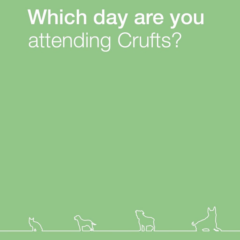 Which day or days are you visiting @crufts? 🌿

Be sure to visit us in Hall 5 on Stand 112 for some amazing Crufts exclusive discounts!!! 😍

#crufts #crufts25 #crufts205