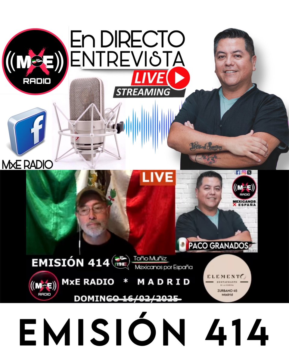 M❌E RADIO • Mexicanos por España (@mexicanosespana) on Twitter photo 💬La moda es más que tendencia, es identidad, cultura y expresión. <a href="/pacogranados/">Paco Granados</a> CEO de #BJXModa visita España esta semana para presentar “La Moda de la Gente”
▶️ facebook.com/share/v/1BKW5X…
🎥 01”45’06
#e414t9 #MxERadio
#HistoriasQueInspiranMxE
#ComparteLoMejordeMexico 💬La moda es más que tendencia, es identidad, cultura y expresión. <a href="/pacogranados/">Paco Granados</a> CEO de #BJXModa visita España esta semana para presentar “La Moda de la Gente”
▶️ facebook.com/share/v/1BKW5X…
🎥 01”45’06
#e414t9 #MxERadio
#HistoriasQueInspiranMxE
#ComparteLoMejordeMexico