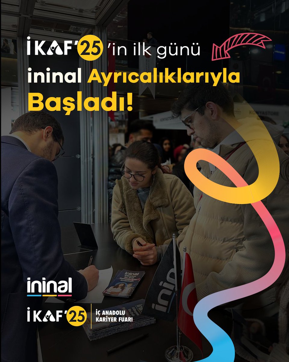 ininal's tweet image. Selçuklu Kongre Merkezi’nde gerçekleşen İKAF 25’in ilk günü ininal ayrıcalıklarıyla başladı. Kariyer fırsatlarının ve sektörel deneyimlerin ele alındığı İKAF 25’te, ziyaretçilerle geleceğe yön veren çözümlerimizi paylaşıyoruz.

#ininal