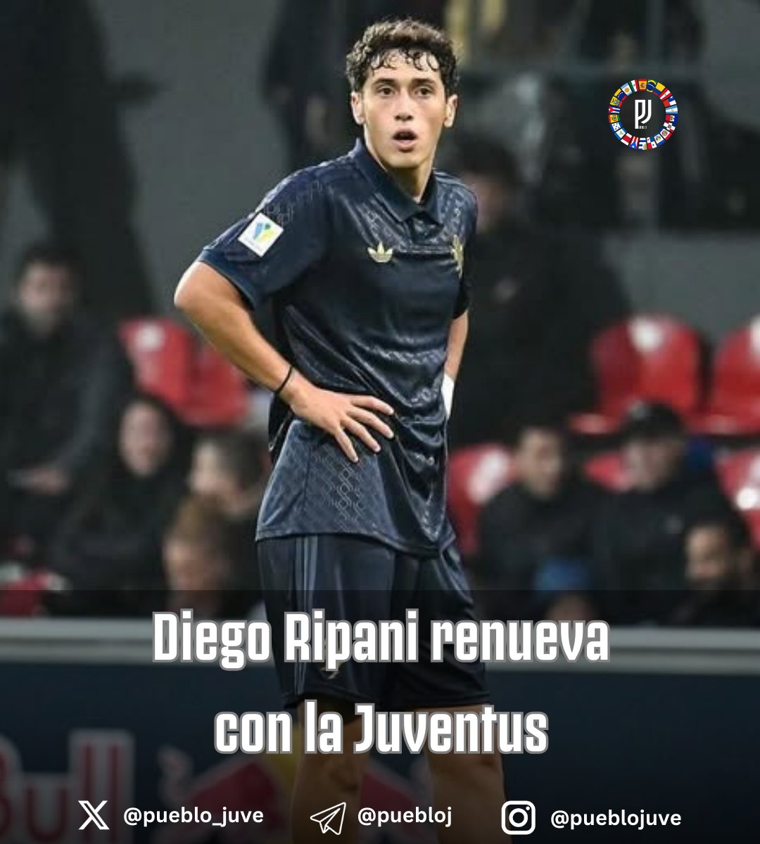 Pueblo_Juve's tweet photo. ✅️ OFICIAL | Diego #Ripani renovó el contrato con la #Juventus hasta el 30 de junio 2027
[ @juventusfc ]
#Juve #PSVJuventus #PSVJuve #PSVJUV #ChampionsLeague https://t.co/BPTuypG5kR