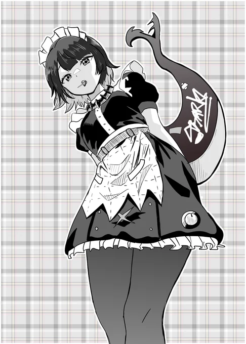 友達の推しキャラを描いてみるなど(ゼンゼロのエレンちゃんと言うらしい) 