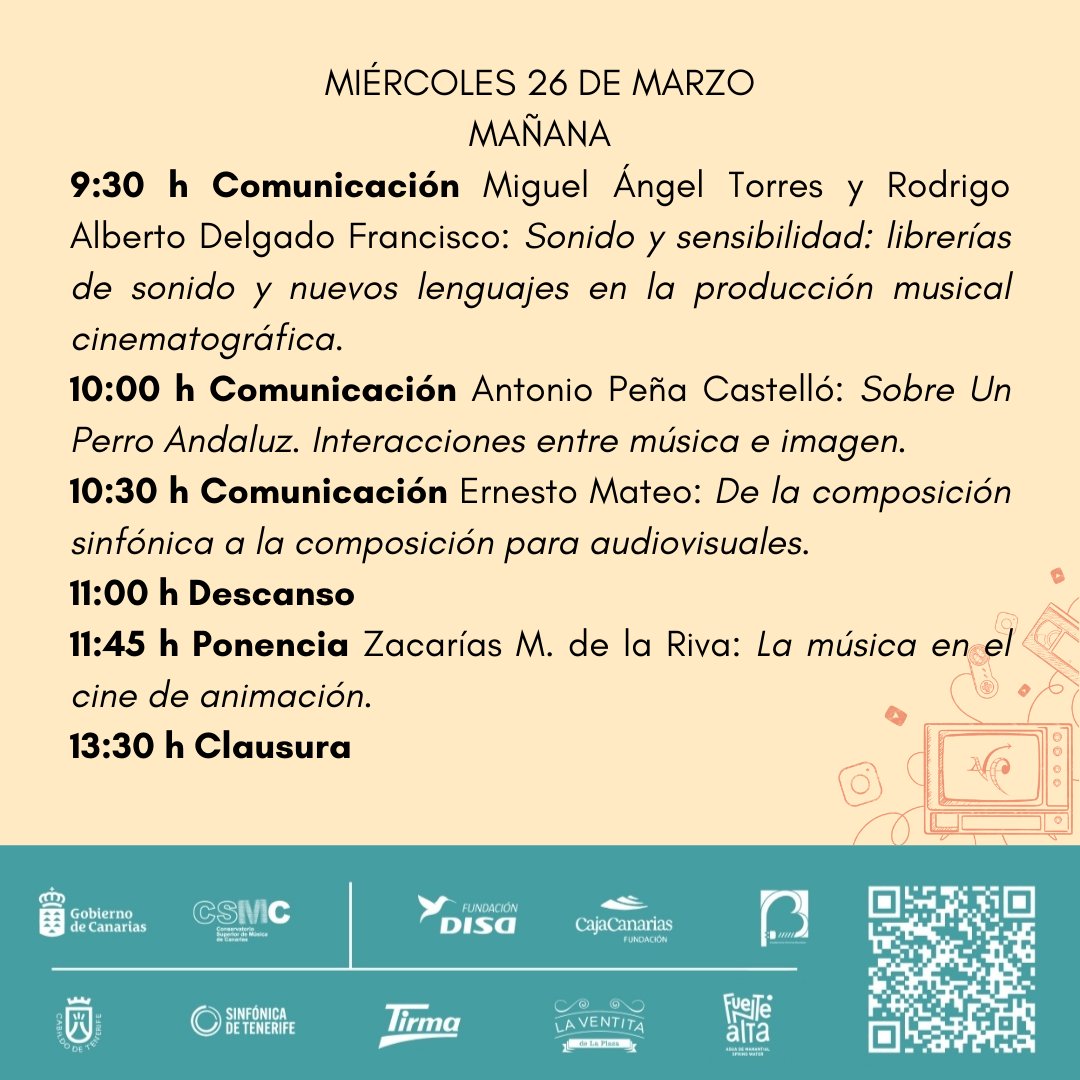 Notasenconexion's tweet photo. Tres días de ponencias, mesas redondas y charlas 🎶  Aquí te dejamos el programa de Notas en Conexión, el I Congreso Nacional del Conservatorio Superior de Música de Canarias. https://t.co/eIOv18G2Em