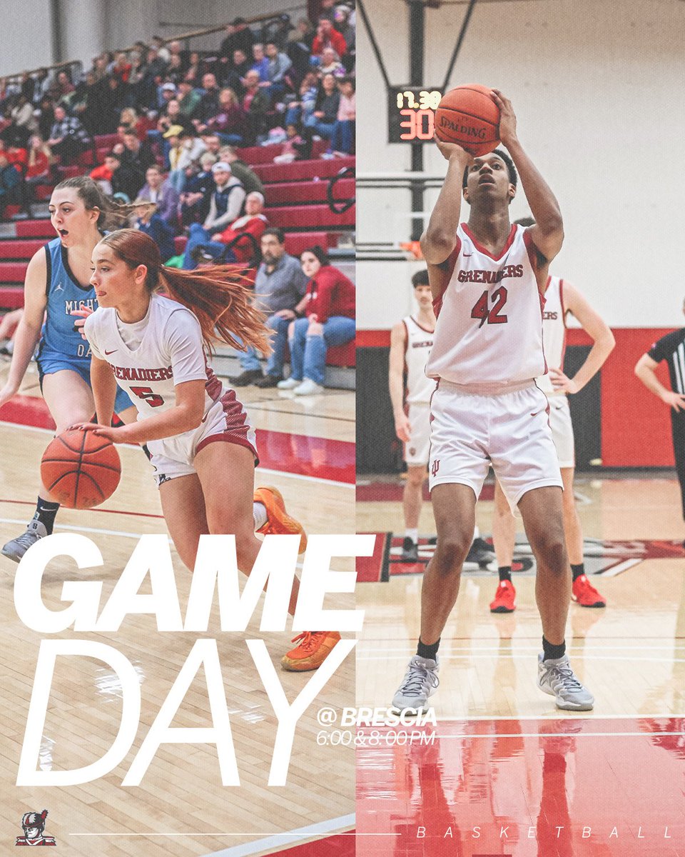 On the road for the final week of the regular season. MBB tips at 6pm EST and WBB follows at approximately 8pm EST. 

2/20 🆚 Brescia 
📍Owensboro, Ky. 
⏰ 6/8pm EST 
📺  fan.hudl.com/usa/ky/owensbo…

MBB Live Stats: bresciabearcats.com/sports/mbkb/20…

WBB Live Stats: bresciabearcats.com/sports/wbkb/20…