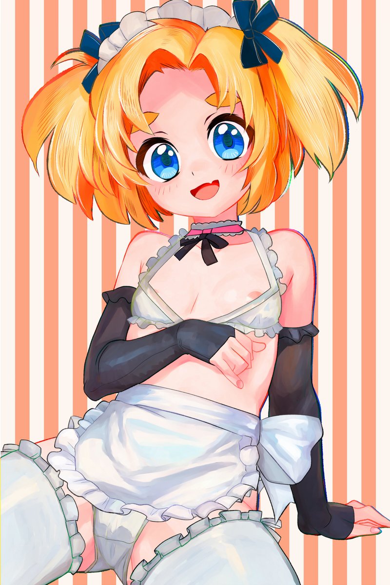 #このタグを見た人は自分の絵柄のちっぱいを見せる 
タグみちゃったので引き出しの奥からこっそりお出ししますね 