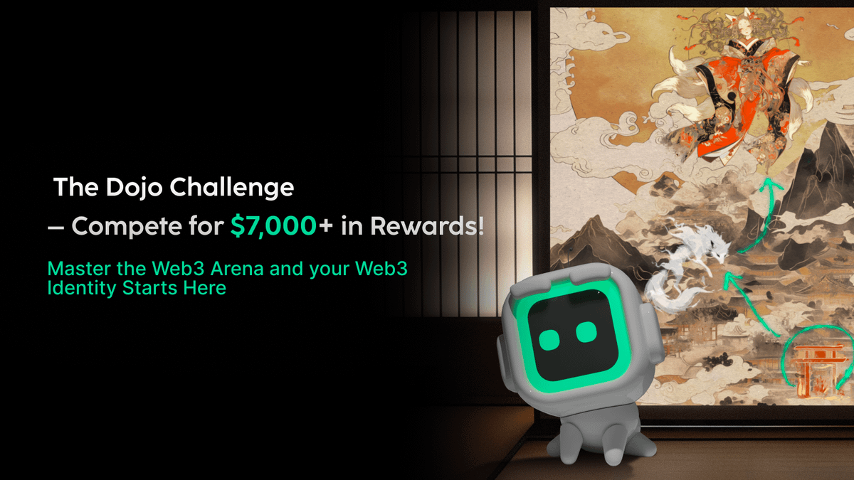 SPACEID's tweet photo. ⚔️ The Dojo calls, are you ready? ⚔️

Your journey to mastery begins now!

Step into the arena with, @Injective @GravityChain @MantaNetwork &amp; claim your share of the $7,000 ID prize pool.
Climb the leaderboard. Earn rewards.

Join the challenge 👇
https://t.co/FD87knnrBI https://t.co/qXCHxFnEs2