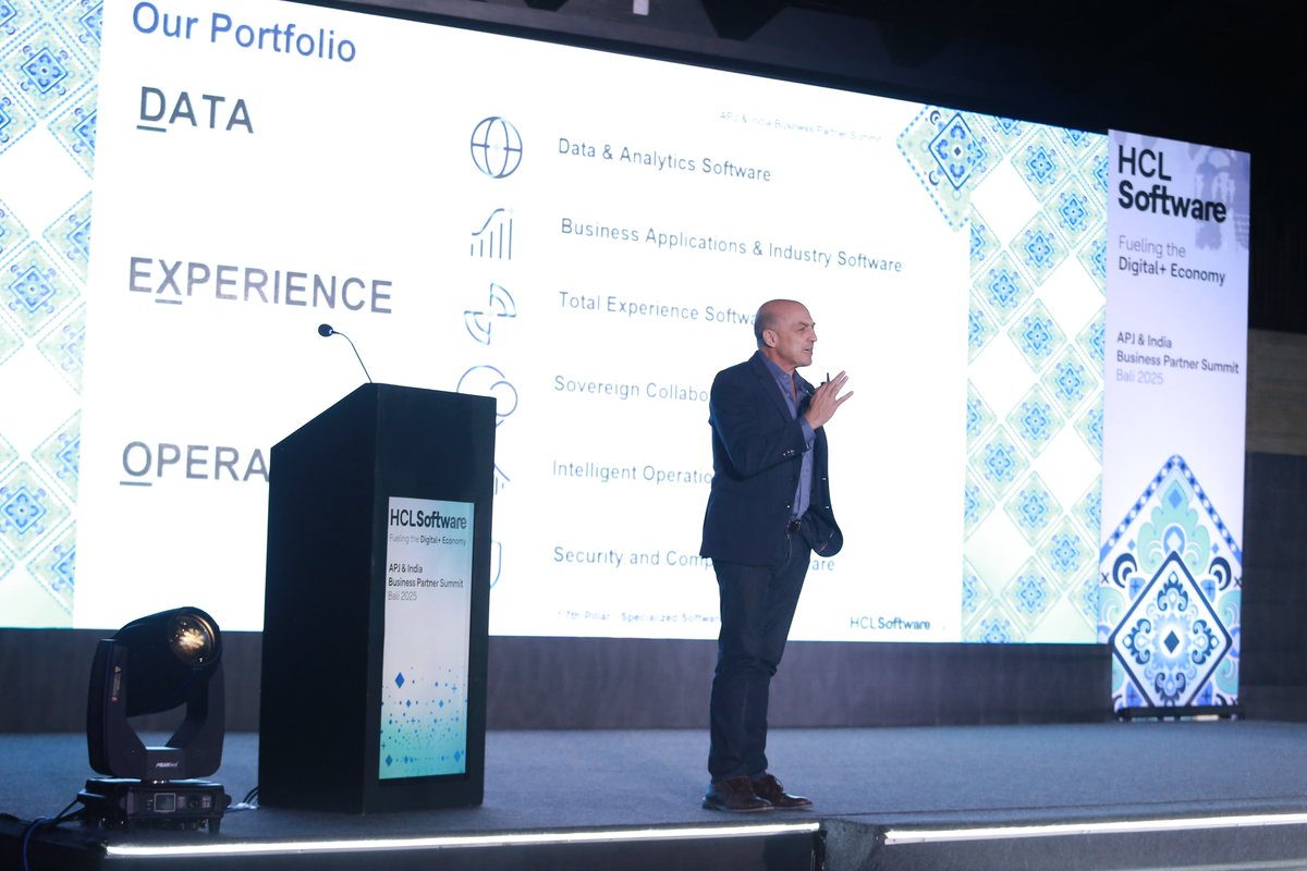 HCLSoftware's tweet image. Day 1 of the HCLSoftware APJ &amp;amp; India Business Partner Summit 2025 is here! 🎉  So excited to kick off with partners from across APJ &amp;amp; India in beautiful Bali. Check out the energy of Day 1! 📷 #BusinessPartner #Bali #FueledByHCLSoftware