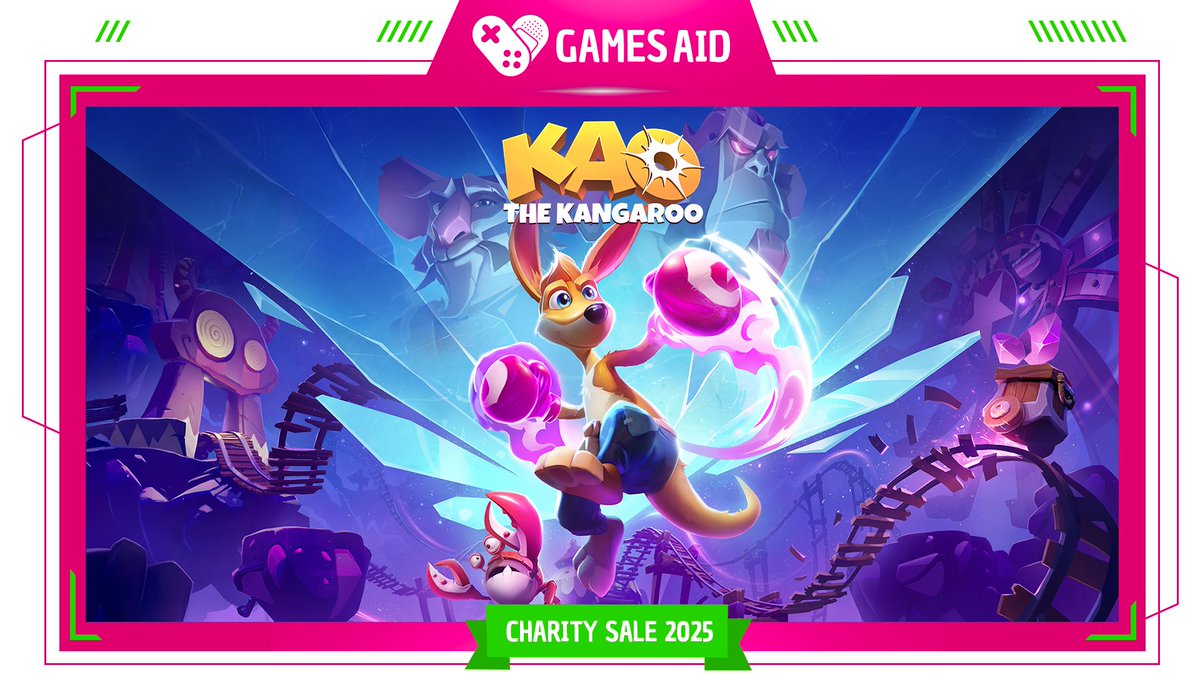 We’re excited to announce that Kao the Kangaroo is taking part in this year’s <a href="/GamesAid/">Games Aid</a> 2025 charity sale on <a href="/Steam/">Steam</a>! To celebrate, we’ve put together an exclusive bundle featuring all #KaoTheKangaroo games at a huge discount! 💛

Join the cause and make a difference with Kao! The
