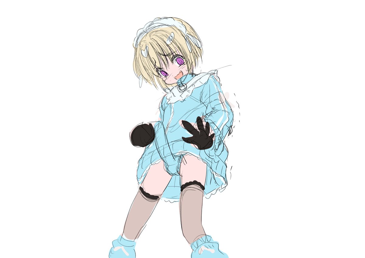 らくがき ジャージメイド的なやつ 