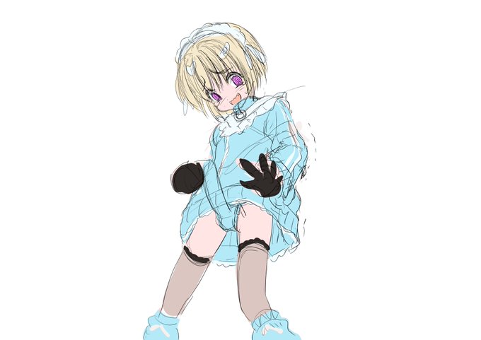 らくがき ジャージメイド的なやつ 