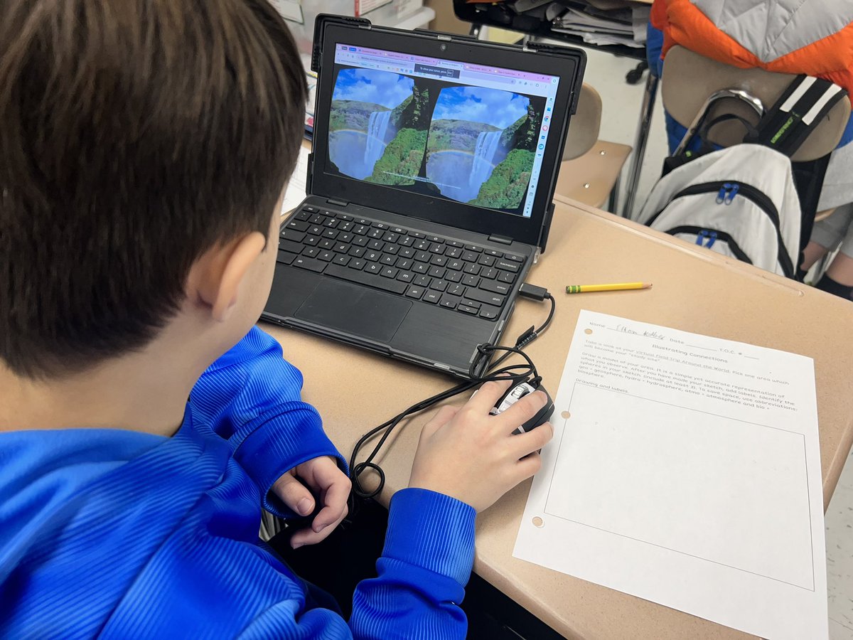 Brad Currie (@bradmcurrie) on Twitter photo Ms. Casperson’s 5th grade science class participating in a virtual field trip via <a href="/360cities/">360Cities.net</a>. The focus on the virtual field trip are the earth’s spheres. <a href="/BraggSchoolCSD/">Bragg Elementary School</a> #WeAreChesterNJ Ms. Casperson’s 5th grade science class participating in a virtual field trip via <a href="/360cities/">360Cities.net</a>. The focus on the virtual field trip are the earth’s spheres. <a href="/BraggSchoolCSD/">Bragg Elementary School</a> #WeAreChesterNJ
