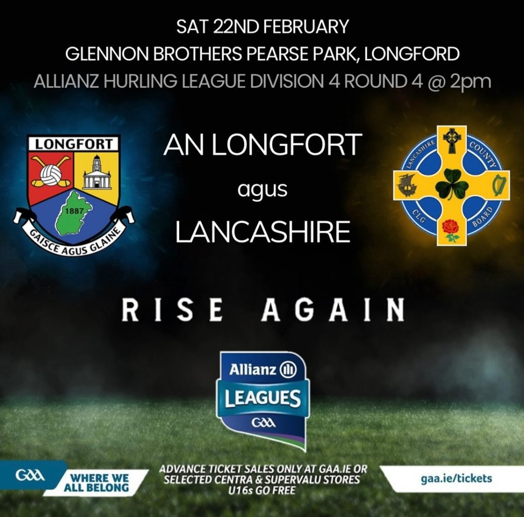 A massive day of <a href="/OfficialLDGAA/">Longford GAA</a> hurling this Saturday starting with <a href="/claregaacg/">Clare GAA C&G Dev</a> 's Peter Caseys coaching workshops in the morning, before our senior hurlers take to the field. Reminder about our Half Time Poc Around too! 🔆🏑
#LongfordHurling 
#HurlingDevelopment
<a href="/gaaleinster/">Leinster GAA</a>