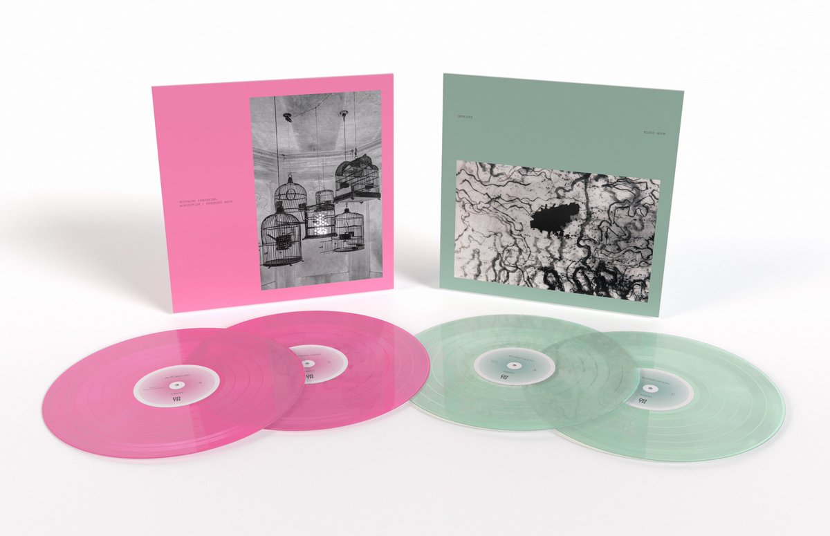 datadiscs's tweet image. NEW RECORDS!
Acrobatizm / Prepared Wave by Motohiro Kawashima & Blood Moon by Imprints
Double LPs in pantone printed sleeves. Cut by @Loop_o and pressed at Pallas. Stock in-hand. £25 each. data-discs.com @mvorak