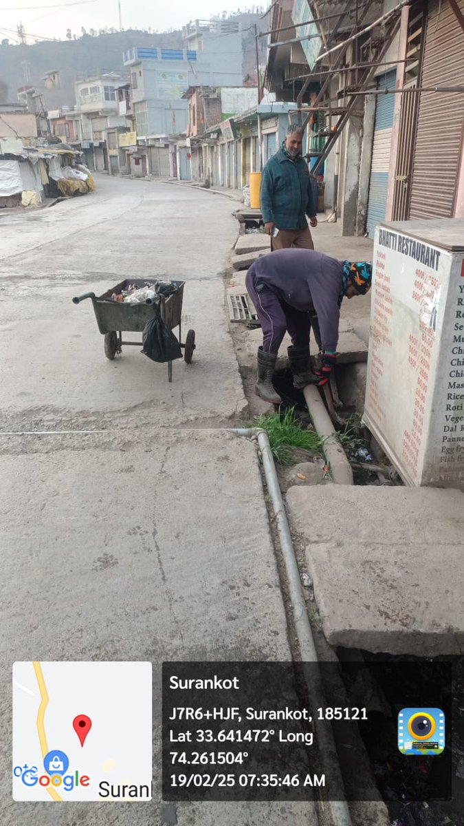 MSurankote's tweet photo. Desilting of drains by the sanitation works of MC SURANKOTE.
@Office of LGJandK
@amrut_MoHUA
@MoHUA_India
@SwachhBharatGov
@md_sbm
@JKHUDD1
@PoonchDm
@JammuUlb https://t.co/yFY6Rk3KQT
