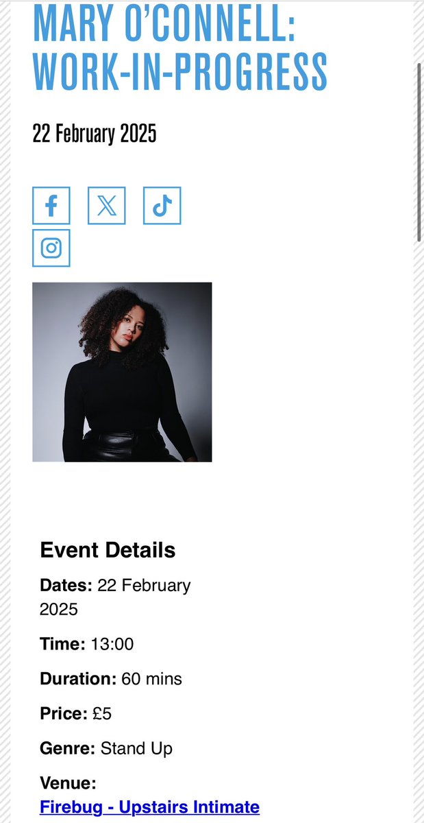Hey cuties, my WIP at <a href="/LeicsComedyFest/">Leicester Comedy Festival</a> is this weekend

You can still grab tickets. Would love to see your beautiful faces there! <a href="/FirebugBar/">Firebug</a> 

🎟️ bit.ly/4hXwfvj