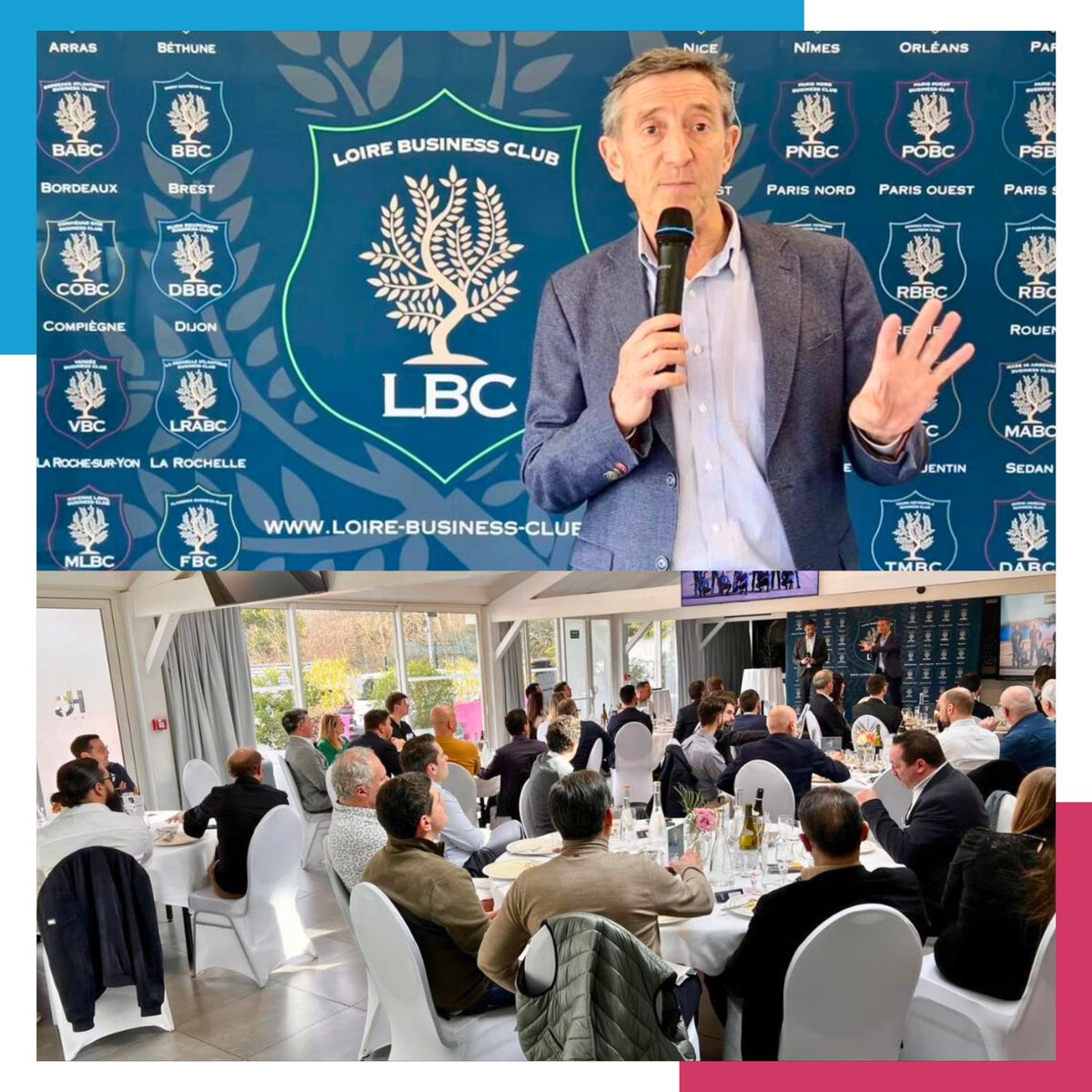 mc2i_solutions's tweet image. [Réseau]  🤝

Ce jeudi midi, notre gérante Marielle Charroin 👱🏼‍♀️ a eu le plaisir de participer au déjeuner du Loire Business Club, un moment riche en inspiration à Hôtel du Golf.

Avec de Patrick Dutartre, général de l’Armée de l’air et ancien leader de la Patrouille de France.