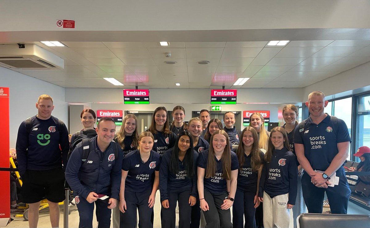 Our Women’s Academy are heading to India for an historic pre-season tour – presented by <a href="/sportsbreakscom/">🎟️✈️🛏️</a> and <a href="/inspiresport/">inspiresport</a>. 🇮🇳

13 from the Academy are currently travelling from Manchester to Mumbai for the 10-day training camp.

🔗 lancashirecricket.co.uk/news/2025-news…

🌹 #RedRoseTogether