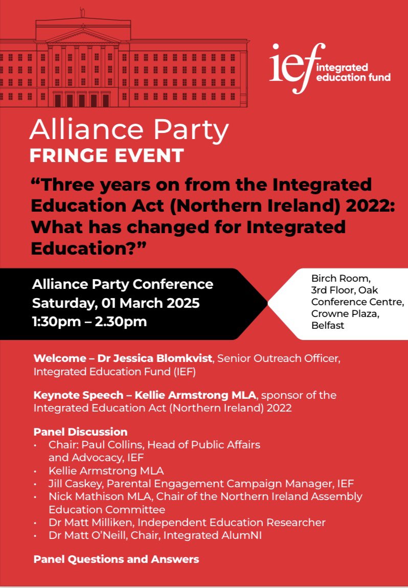 Paul Collins (@paulcollins123) on Twitter photo Great to be taking part in <a href="/IEFNI/">Integrated Education Fund</a> Fringe Event at <a href="/allianceparty/">Alliance Party</a> Conference on 01 March with <a href="/jodyblom1/">Jessica Blomkvist</a> <a href="/Kelmba/">Kellie Armstrong</a> <a href="/NickDMathison/">Nick Mathison</a> <a href="/MattGONeill/">Matthew G. OāNeill</a> <a href="/j_cask/">Jill Caskey</a> <a href="/UlsterMilliken/">Matthew Milliken</a> <a href="/IntEdAlumni/">Integrated AlumNI</a> <a href="/MDIC19/">Mid Down Integrated College Steering Group</a> on - Integrated Education Act 3 years on ⦠Looking forward to the insights ahead! Great to be taking part in <a href="/IEFNI/">Integrated Education Fund</a> Fringe Event at <a href="/allianceparty/">Alliance Party</a> Conference on 01 March with <a href="/jodyblom1/">Jessica Blomkvist</a> <a href="/Kelmba/">Kellie Armstrong</a> <a href="/NickDMathison/">Nick Mathison</a> <a href="/MattGONeill/">Matthew G. OāNeill</a> <a href="/j_cask/">Jill Caskey</a> <a href="/UlsterMilliken/">Matthew Milliken</a> <a href="/IntEdAlumni/">Integrated AlumNI</a> <a href="/MDIC19/">Mid Down Integrated College Steering Group</a> on - Integrated Education Act 3 years on ⦠Looking forward to the insights ahead!