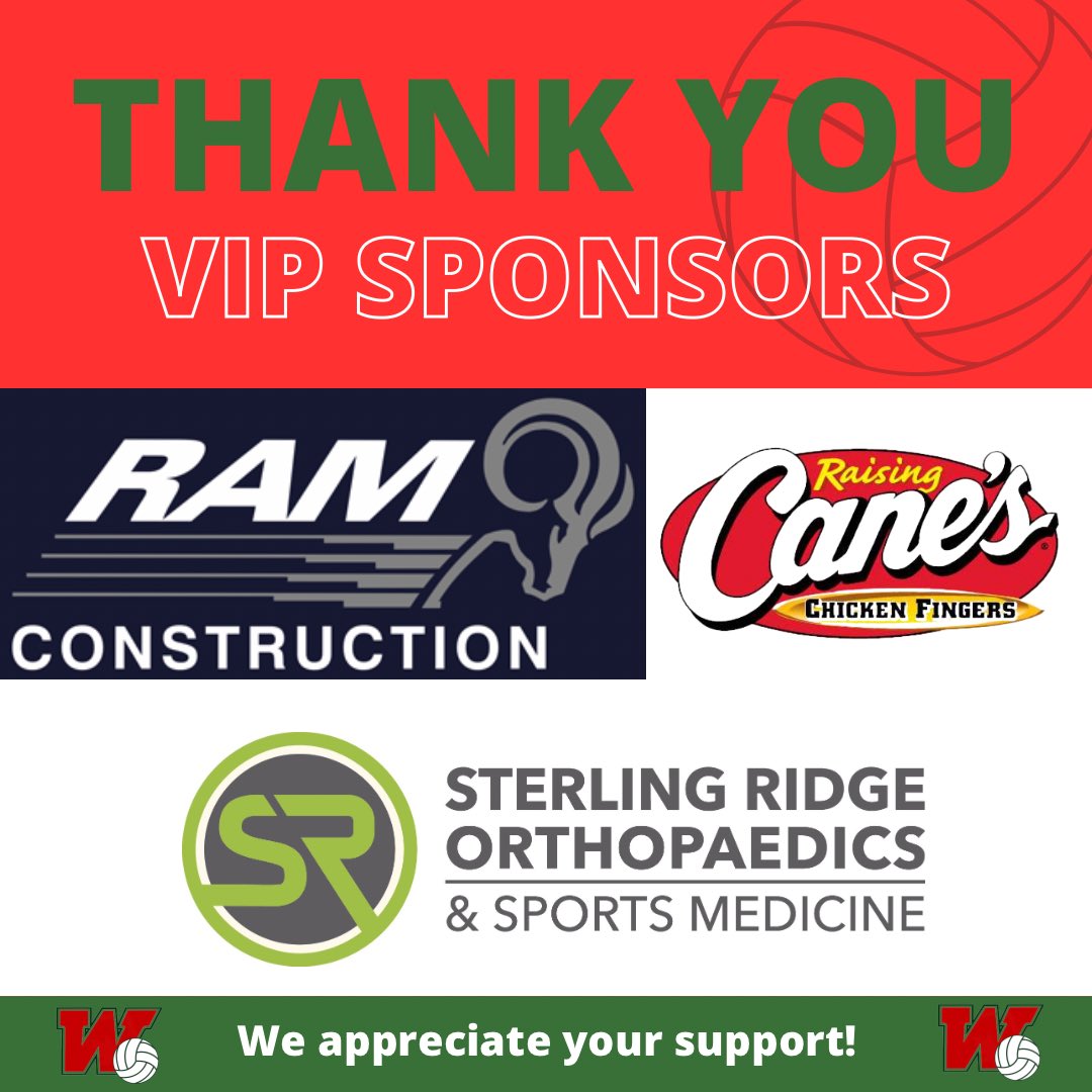 ❤️💚Shoutout to our VIP sponsors❤️💚
Thank you for your support of TWHS Lady Highlander Volleyball Team. We appreciate you🫶🏼