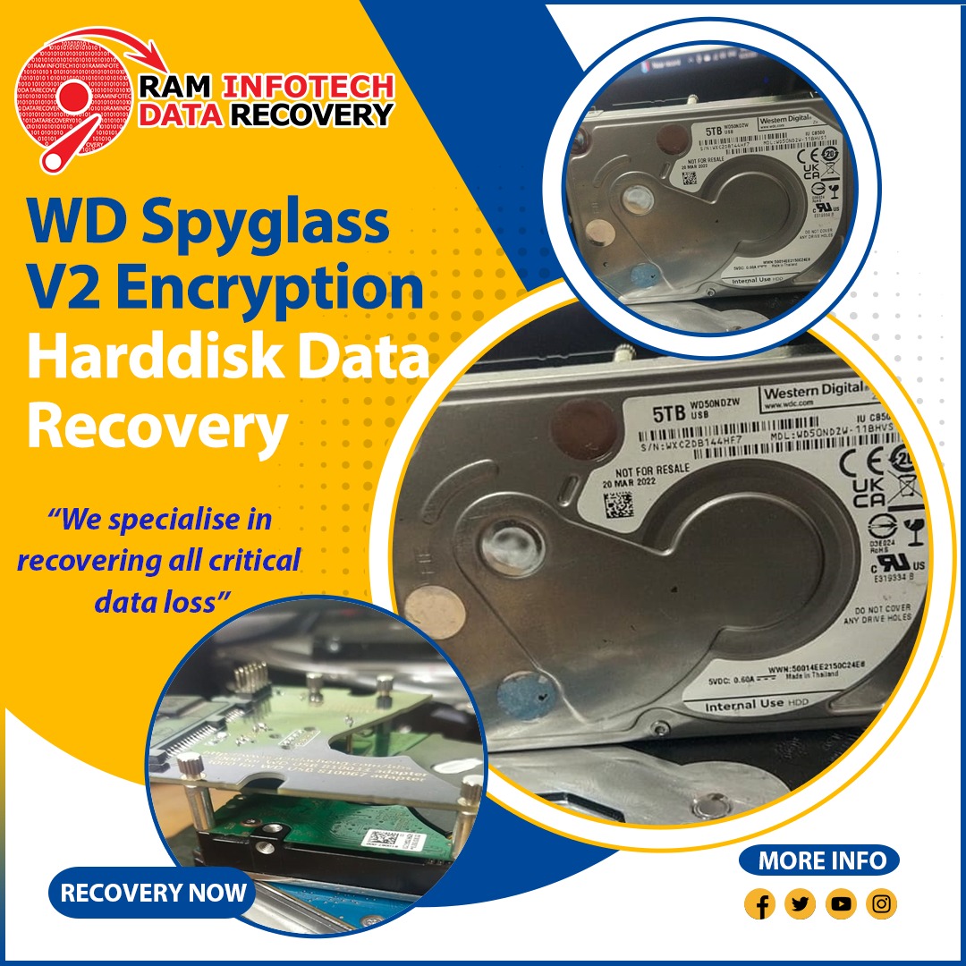 ramdatarecovery's tweet image. 🚨 Lost Data on Your WD SpyGlass V2 Encrypted HDD? We Can Help! 🚨

At Raminfotech Data Recovery, we specialize in WD SpyGlass V2 Encryption HDD Data Recovery Services.  
📞 70921 14411
🌐 raminfotechdatarecovery.com/contact.html
#DataRecovery #WDSpyGlassV2Recovery #EncryptedHDD #Raminfotech