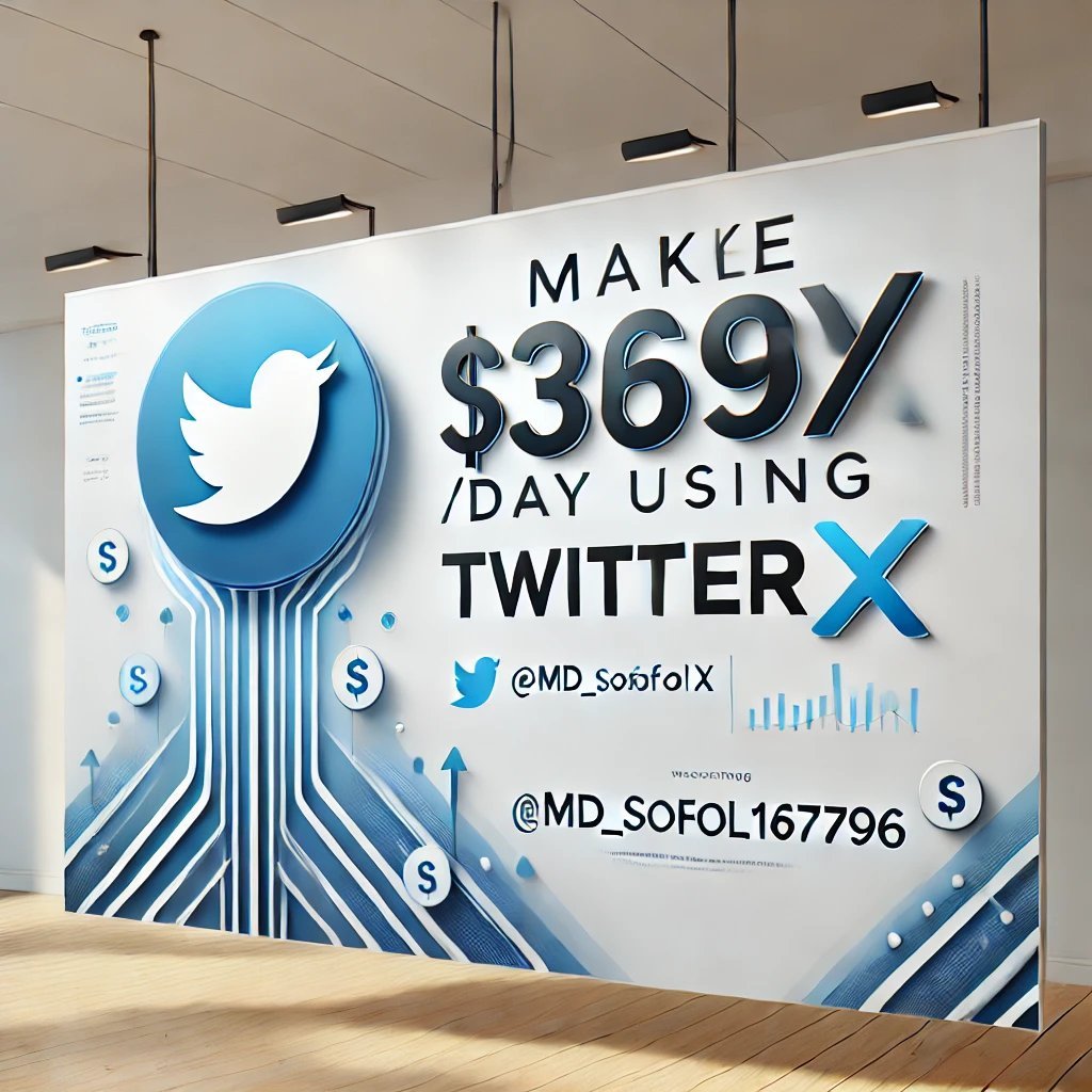 code_everett's tweet photo. This is for the lazy but ambitious only!

Earn $369/day using Twitter.

All you need:

• Wi-Fi
• Free time
• A laptop or smartphone

I’ve created a guide to show you how to make money on X.

To get it:

☑️ Like &amp; Reply “DM”
🔃 Repost this
👤 Follow  @md_sofol16796  (required) https://t.co/lzonczzh6Z