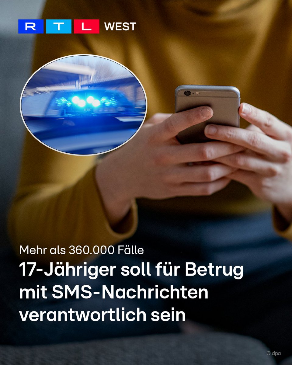 RTLWEST's tweet photo. „Hallo Mama, hallo Papa…“ – mit diesen Worten fielen Zehntausende auf eine miese #Masche rein! Betrüger gaben sich als ihre Kinder in Not aus. Sie behaupteten, eine neue Nummer zu haben und dringend Geld zu brauchen.
Am Mittwochmorgen (19.02.) schlug die Polizei zu: 13 Wohnungen in #Köln und #BergischGladbach wurden durchsucht. Die Beamten nahmen Handys, Laptops und Kokain mit. Auch 10.000 Euro in bar wurden sichergestellt. Das haben #Polizei Köln und die #Staatsanwaltschaft bekanntgegeben.
Der Kopf hinter der Masche soll ein 17-Jähriger aus Köln sein. Er soll mehr als 360.000 dieser Betrugs-#SMS verschickt haben! Sein Ziel: Eltern dazu zu bringen, Geld auf ein Konto zu überweisen. Aber er war nicht allein! Elf weitere Jugendliche – zwischen 15 und 20 Jahren – sollen mitgemacht haben. Sie sprachen vor Schulen und in sozialen Medien gezielt junge Leute an. Ihr Versprechen: schnelles Geld. Dafür mussten Angesprochene ihre Bankkarten und PINs abgeben. Auf ihre Konten wurde dann das erbeutete Geld überwiesen – und so gewaschen! Die #Ermittlungen laufen.