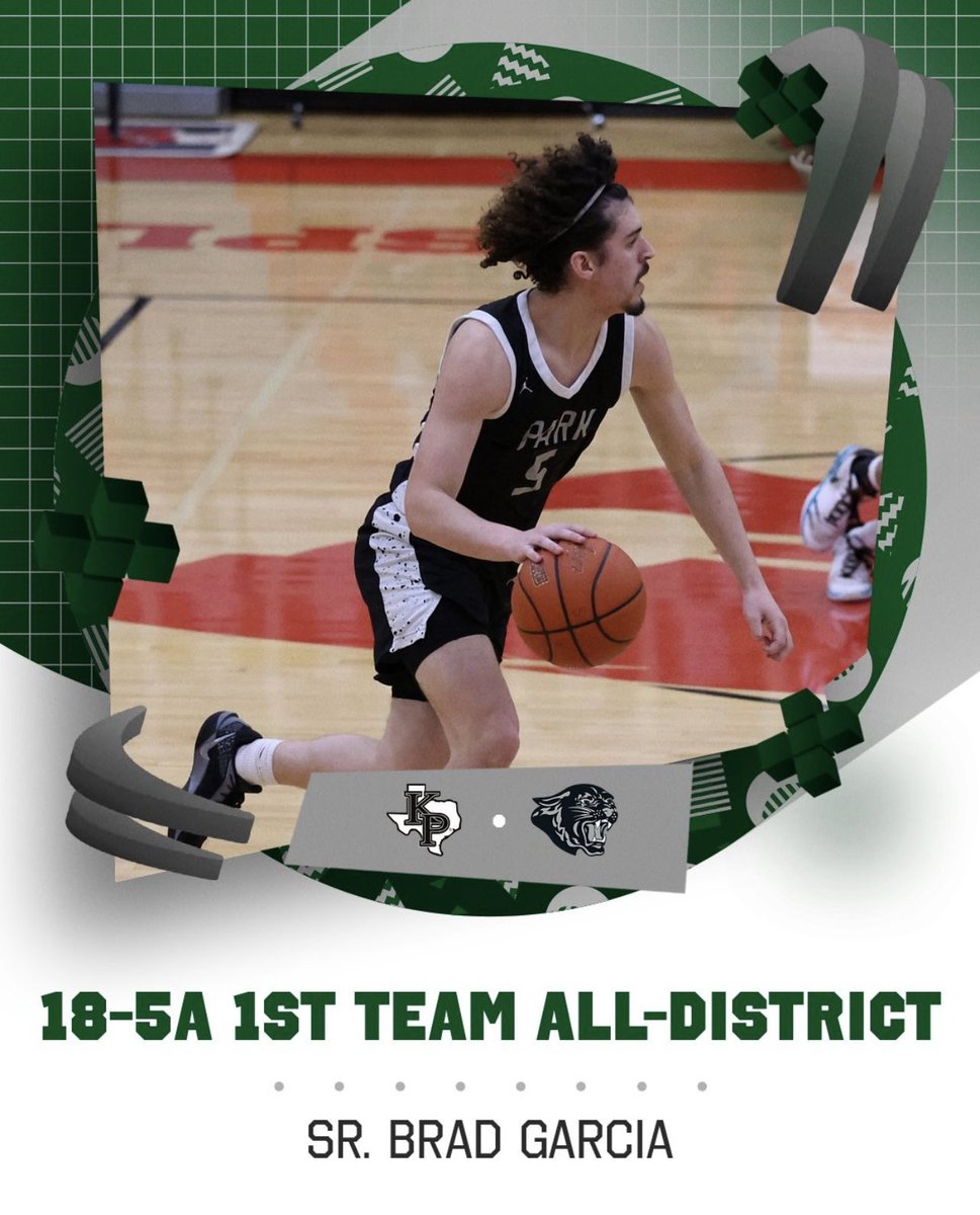 Congratulations to Senior Brad Garcia for being nominated 18-5A 1st Team All-District‼️ #EarnedIt 🏀💪