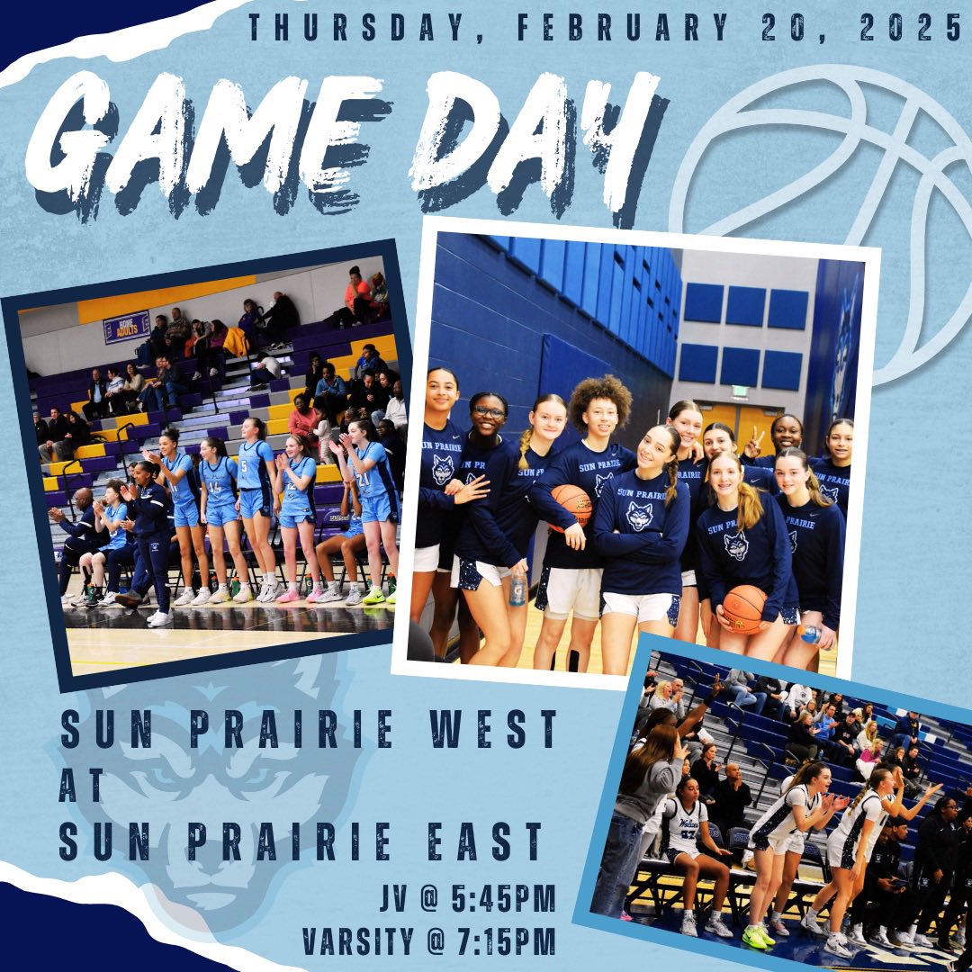Tonight is the night! Come on out to SP East and cheer on your Wolves as we travel across town to play in our final conference game of the season! Let’s pack the stands and bring that good WOLF energy!