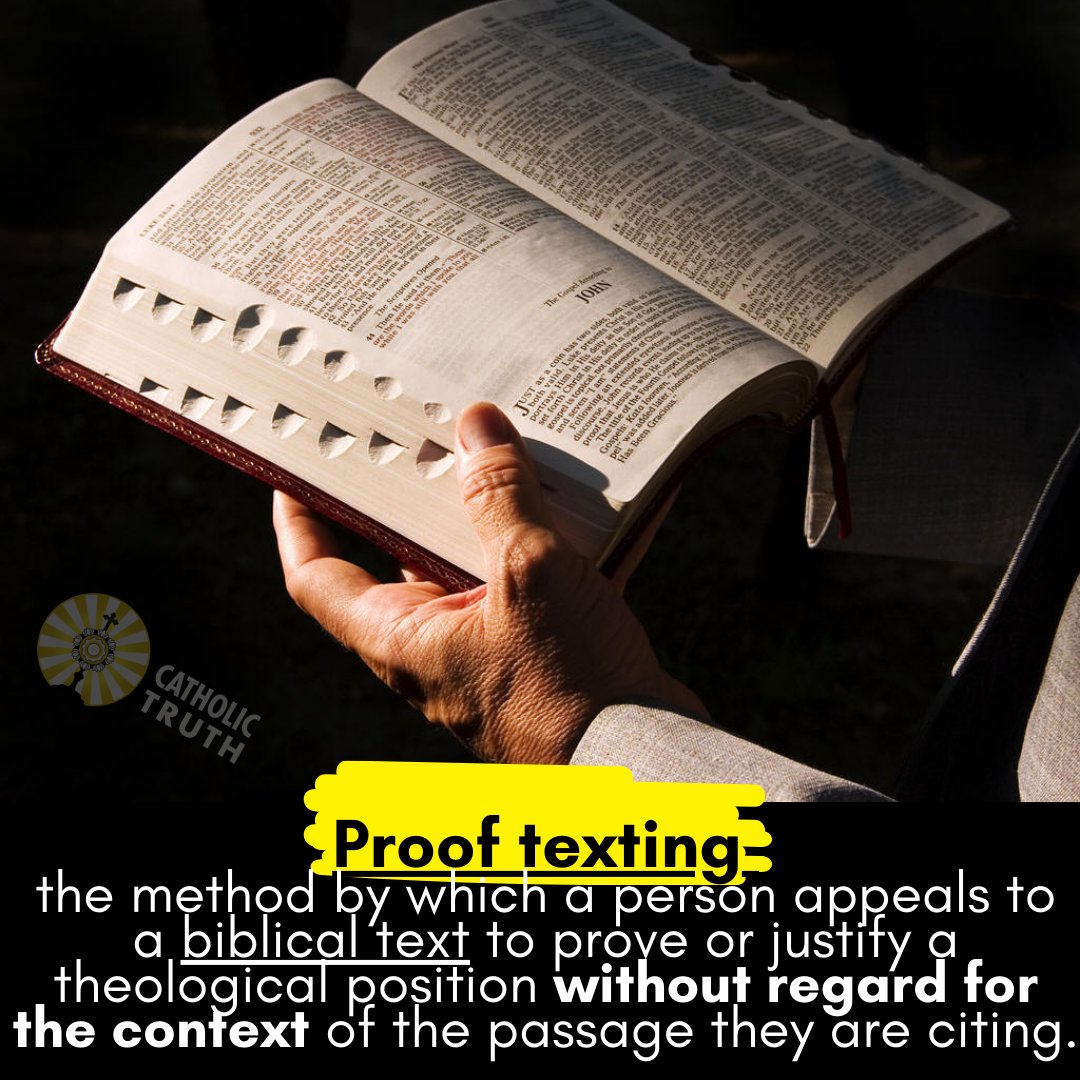 CatholicTruth7's tweet photo. Thankfully, the Catechism references old/new testament scripture as well as historical writings from the early church ⛪ to support each Christian belief!
#Catechism #Catholicapologetics #prooftext #Verseoftheday https://t.co/VBbZkCWNX5