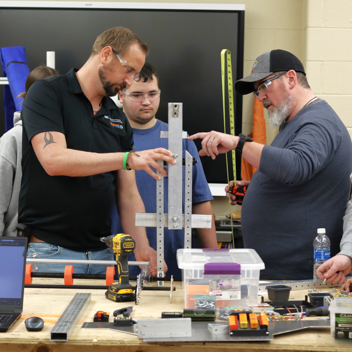 It's the final countdown. We've been very busy finishing our robot. We've faced some unfortunate setbacks with snowdays, but we are almost there!