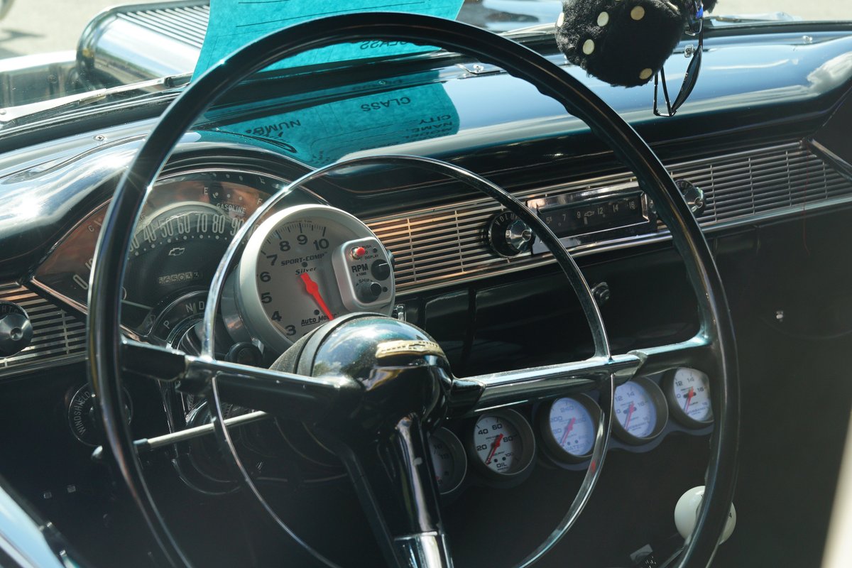 AutoMeter's tweet image. This Chevy Bel Air is making a statement with these Ultra Lite gauges😎

#dieselperformance #chevyperformance #dodgeperformance #fordperformance #classiccar #classictruck #trucknation#customcar #customtruck