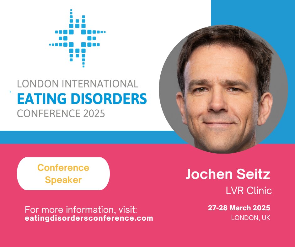 We're happy to announce Jochen Seitz will be presenting at LEDC!

Learn more 👉eatingdisordersconference.com/londoneatingdi…