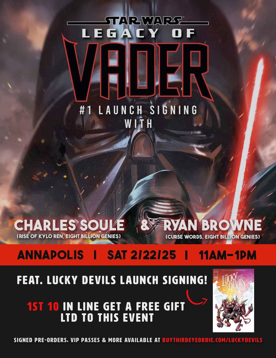 Third Eye Comics (@thirdeyecomics) on Twitter photo THIS SATURDAY!!! CHECK IT OUT HERE š thirdeyecomics.com/event/legacy/ <a href="/CharlesSoule/">Charles Soule</a> <a href="/RyanBrowneArt/">Ryan Browne?</a> THIS SATURDAY!!! CHECK IT OUT HERE š thirdeyecomics.com/event/legacy/ <a href="/CharlesSoule/">Charles Soule</a> <a href="/RyanBrowneArt/">Ryan Browne?</a>