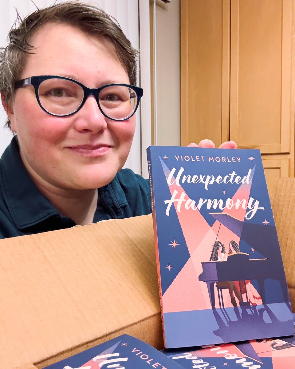 Finally got around to getting author copies! Have to get ready for Pride events this year. 

If you liked my first book, Sprinkled in the Stars, I think you’ll like my newest book Unexpected Harmony a tale of starting over and finding the person who fits.