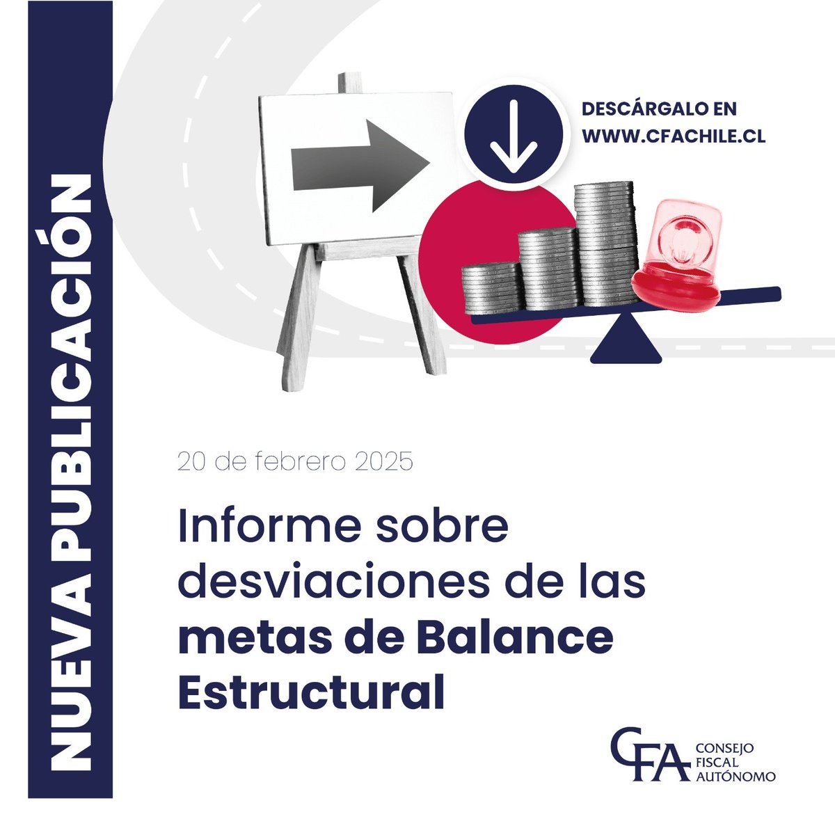 🚨El @ConsejoFiscalCH califica como preocupante desvío de las meta de Balance Estructural en 2024 y llama a presentar a la brevedad medidas adicionales de ajuste de gasto. Revisa el comunicado y el informe 👇 
cfachile.cl/noticias/cfa-c…