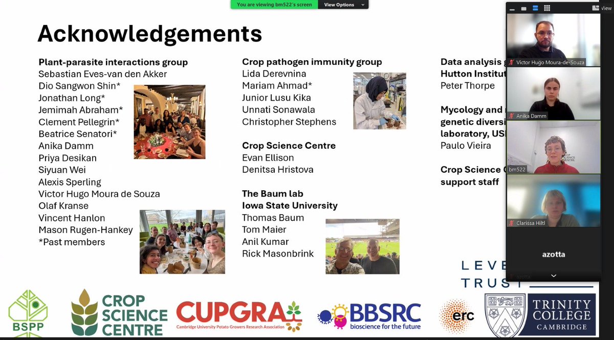 YNN ~ Young Nematologists Network (@young_nemas) on Twitter photo Excellent talk by <a href="/B_Mol_/">Beth Molloy</a> (Crop Science Centre - University of Cambridge) on the effector repertoire of Heterodera schachtii! Excellent talk by <a href="/B_Mol_/">Beth Molloy</a> (Crop Science Centre - University of Cambridge) on the effector repertoire of Heterodera schachtii!