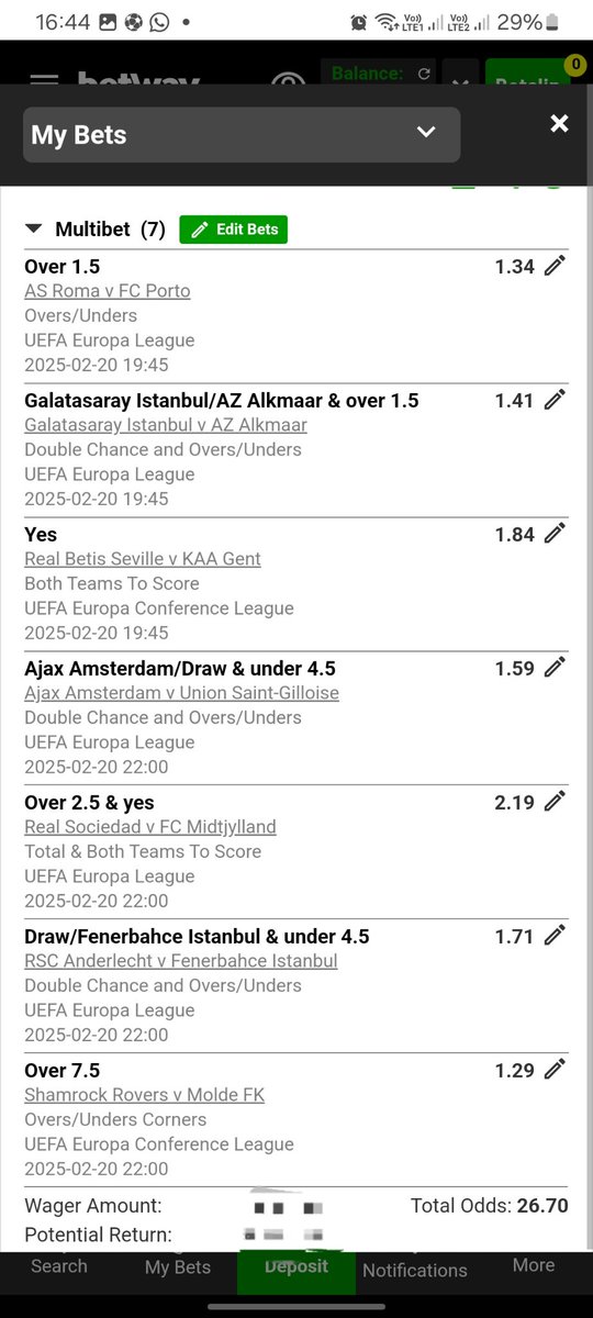 ChrisVanRobs's tweet photo. X900E51AD

26 Odds have been created 🔥

Kick off 19h45 

#Betwa https://t.co/y0uyzpaE4y