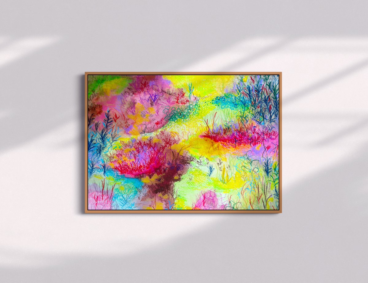 cbstudio_art's tweet photo. Watercolor and colored pencil mixed media on paper. Dreamscapes explores the visual space between landscapes and the subconscious. https://t.co/Jc2EOm8LUL