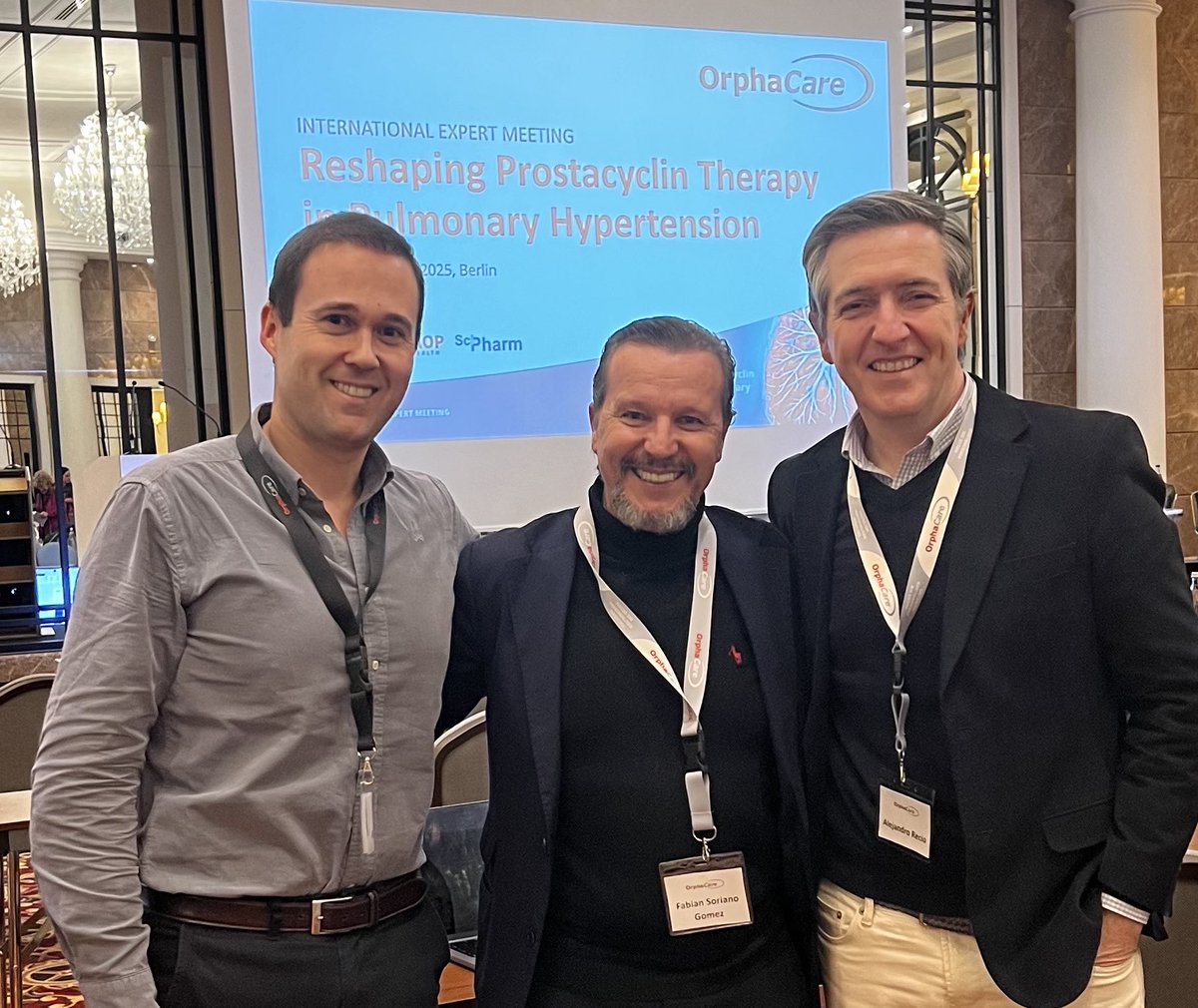 Reshaping Prostacyclin Therapy in PH. 
Sharing experience and knowledge with great experts from Europe.
<a href="/RuiPlcido1/">Rui Plácido</a> #Irene_Lang #Stephan_Rosenkranz