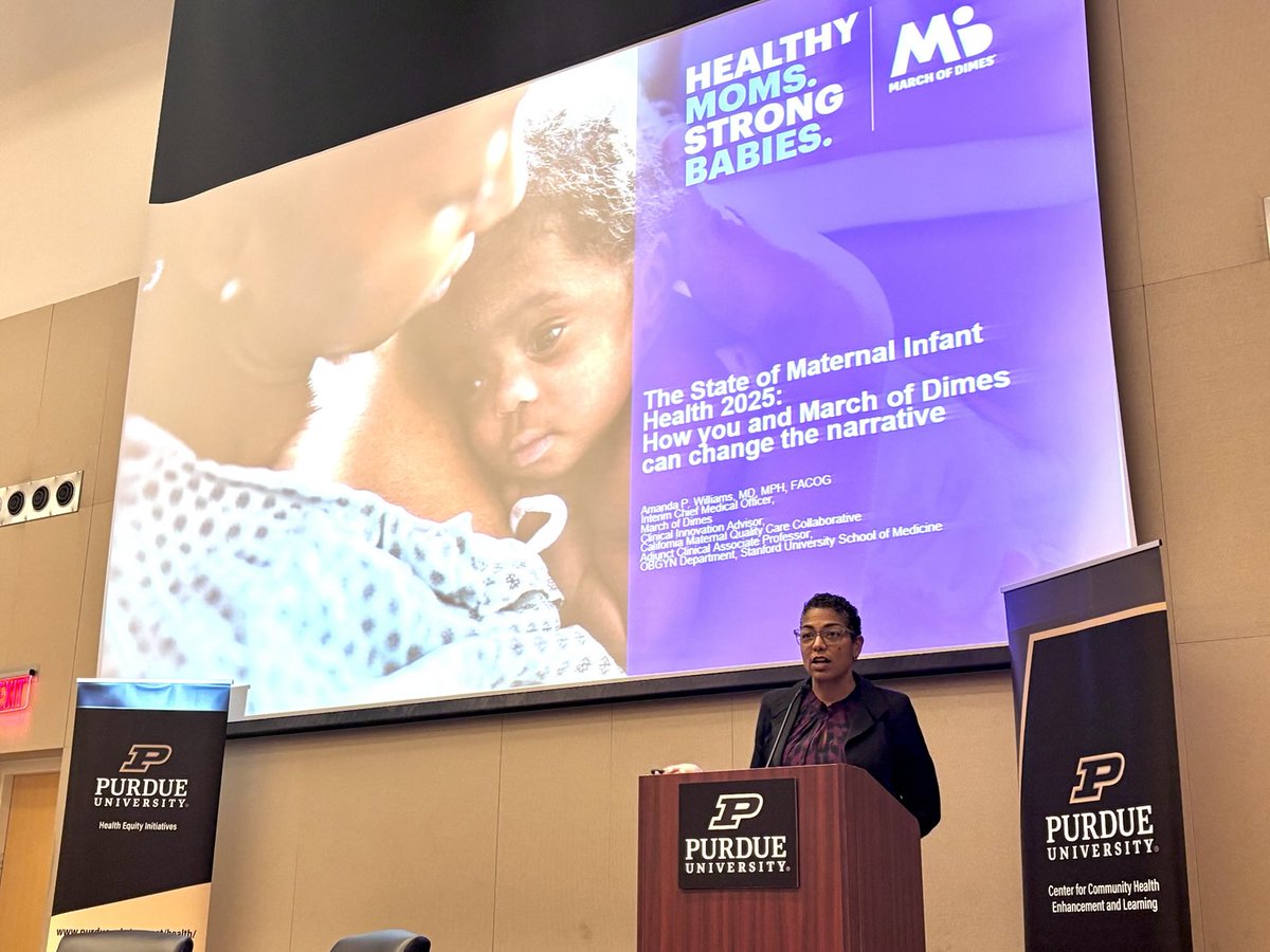 Jerome Adams (@jeromeadamsmd) on Twitter photo So excited to be hearing from <a href="/MarchofDimes/">March of Dimes</a> CMO Amanda Williams about how we can improve maternal and child health outcomes at our <a href="/LifeAtPurdue/">Purdue University</a> health summit! 👶🏾 So excited to be hearing from <a href="/MarchofDimes/">March of Dimes</a> CMO Amanda Williams about how we can improve maternal and child health outcomes at our <a href="/LifeAtPurdue/">Purdue University</a> health summit! 👶🏾